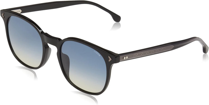 Lozza Unisex SL4301 Sunglasses, Black, 52