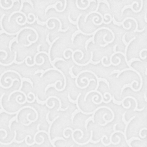250 Servietten "ROYAL Collection" 1/4-Falz 40 cm x 40 cm weiss "Casali" 84876 Papstar Premium stoffä