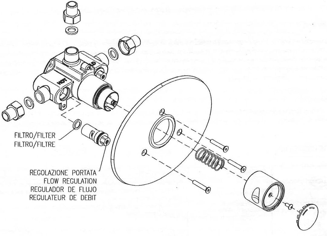 Zeitgesteuerte Unterputz Duscharmatur/schliesst Automatisch nach 15 Sekunden/Spararmatur/Wasserspare