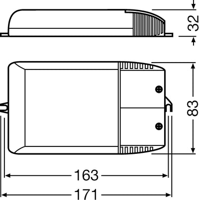 OSRAM Lamps elektronisches Vorschaltgerät (EVG), POWERTRONIC PT-FIT I, EVG, PT-FIT 70/220-240 I, wei