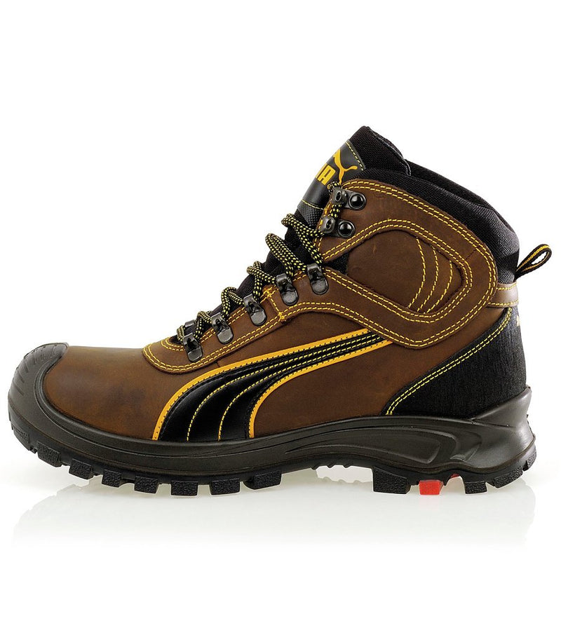 Puma Safety Sicherheitsschuhe S3 Scuff Caps Sierra Nevada Mid Hochschuhe, Halbstiefel, Gröβe 40, 63.