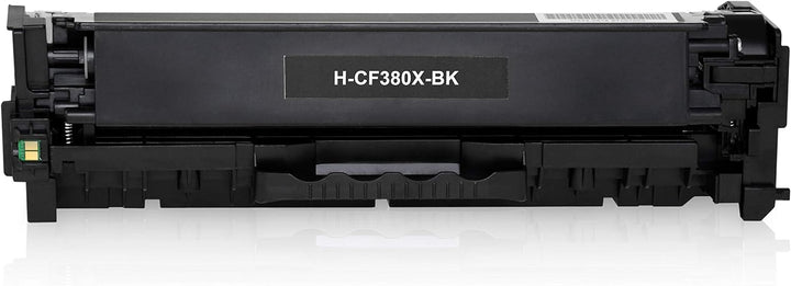 Kineco 4 Toner kompatibel mit HP CF-380X CF380X CF381A CF382A CF383A Laserjet Pro MFP M470 Series M4