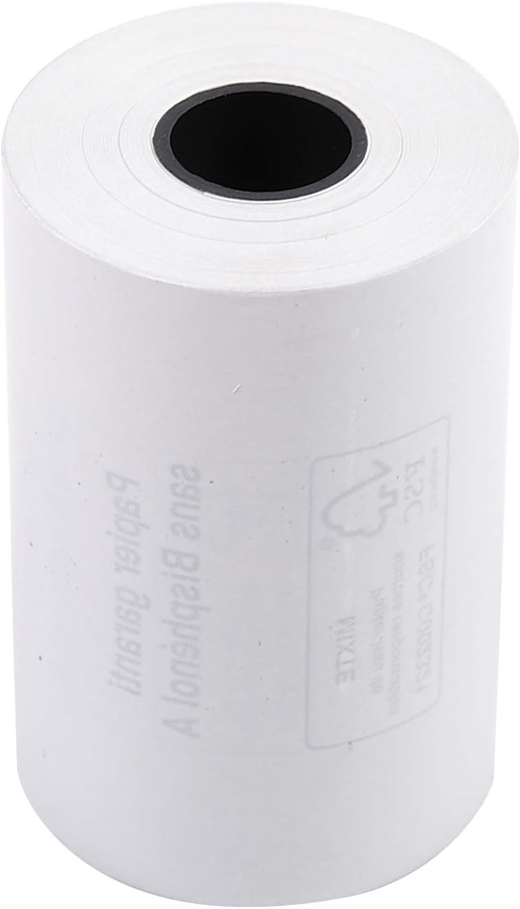 Exacompta 40349E 60er Pack Thermopapierrollen 1-lagig Breite: 57mm, Länge: 18m, Durchmesser Kern: 12
