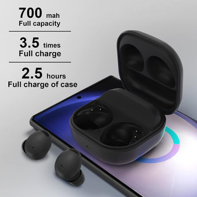 Kabellose Ladecase für Samsung Galaxy Buds 2 Pro, Ersatz Wireless & Wired Charger Case für Galaxy Bu