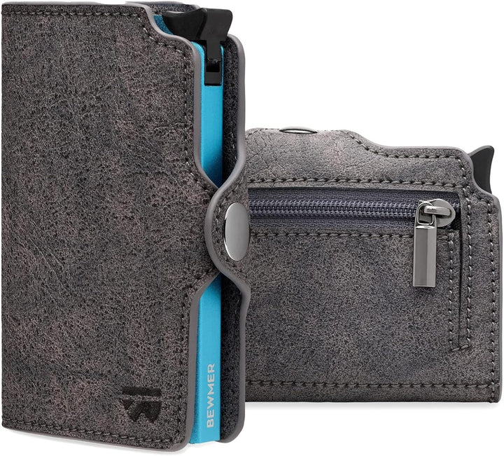 BEWMER 1 Geschütztes Kartenetui | Slim Wallet für Männer und Frauen | Kartenhalter mit RFID-Schutz u