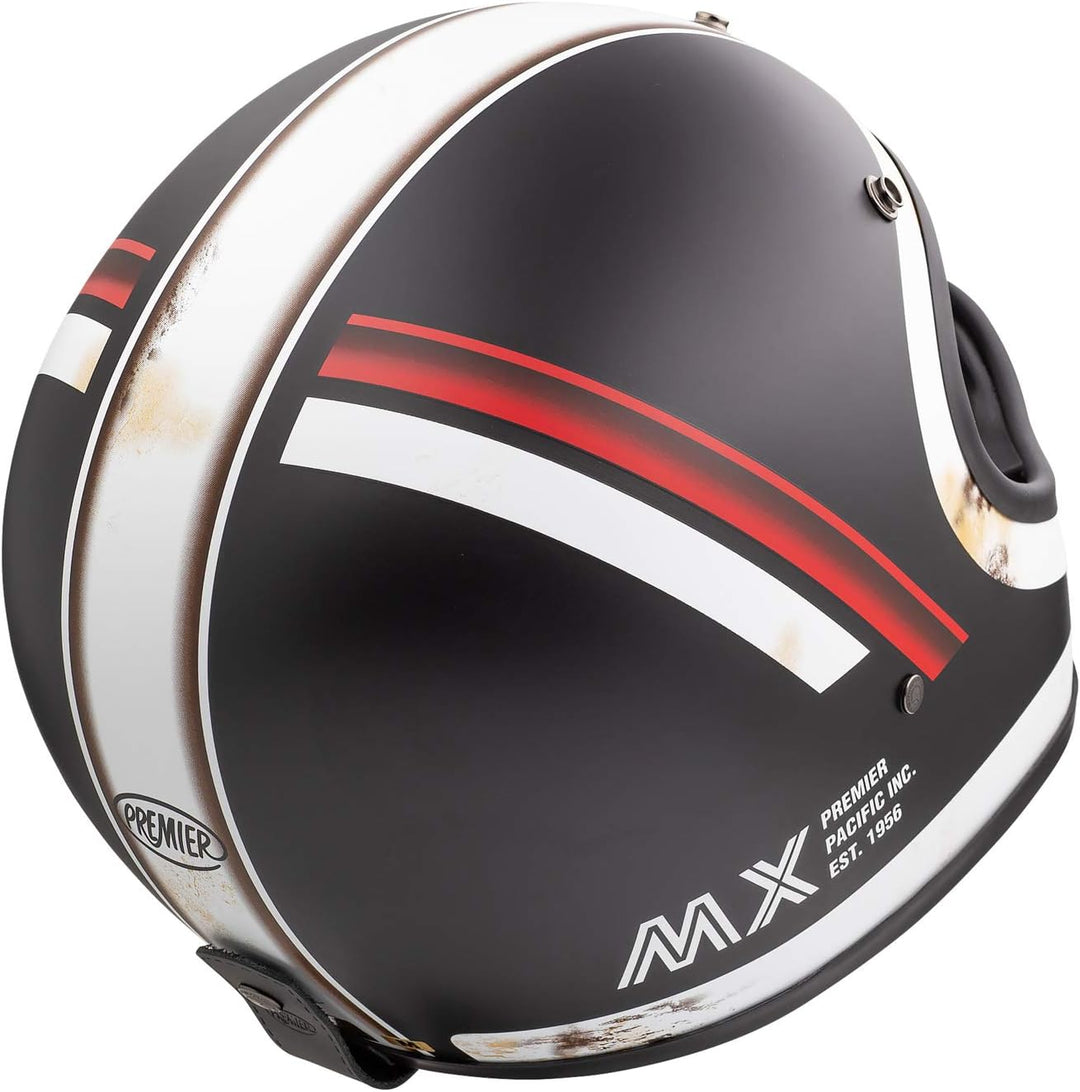 Premier HELM MX DO 92 O.S. BM,SCHWARZ/WEISS/ROT,M