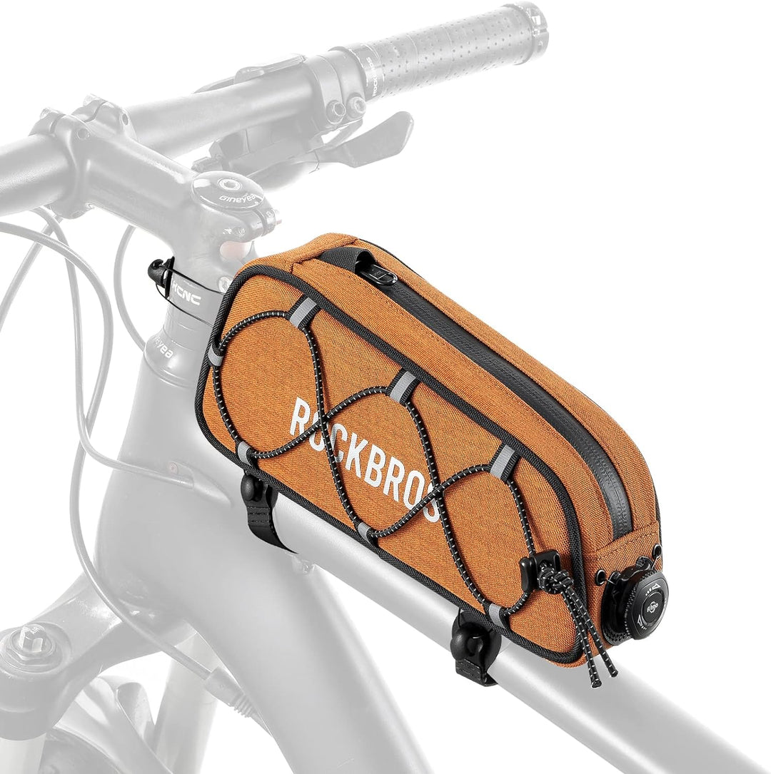ROCKBROS Road-to-Sky Fahrrad Rahmentasche Wasserabweisend Oberrohrtasche 0,7L Reflektierend Fahrradt