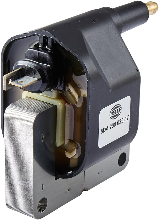 HELLA 5DA 230 035-171 Zündspule - 3-polig - Kerzenschachtzündspule - geschraubt