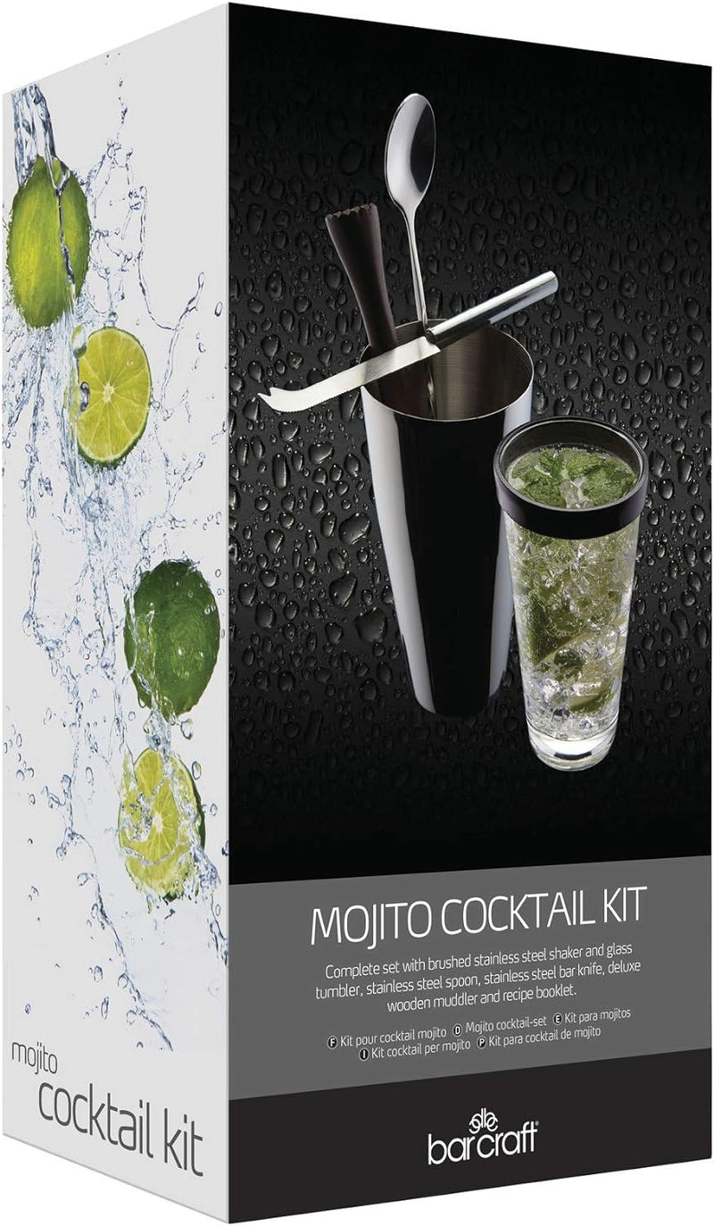 KitchenCraft Luxe Lounge Mojito-Cocktail, 4er-Set