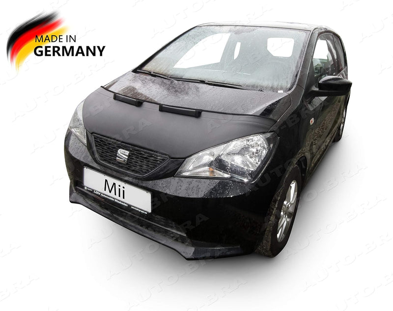 Auto-Bra AB3-00593 kompatibel mit Seat MII Bj. ab 2011 Haubenbra Steinschlagschutz Tuning Bonnet Bra