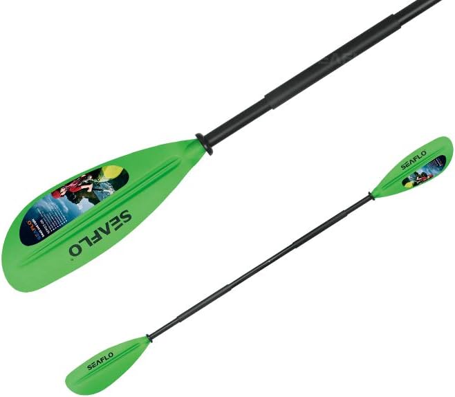 Seaflo Erwachsenen Zwei klingen paddel Adult Two Blades Paddle Grün/Gelb/Schwarz, Grün