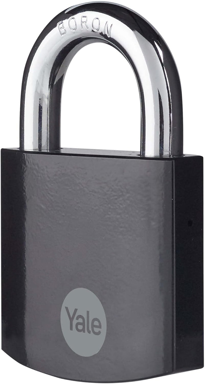 Yale - Y300B/63/127/1 Maximale Sicherheit 62mm gehärteter Stahlhülle - Schwarz - offener Bügel aus B