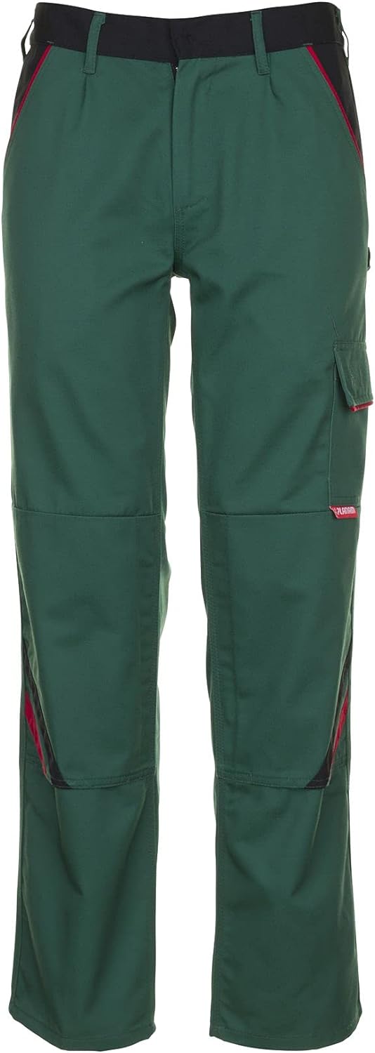 Planam Highline Herren Bundhose grün schwarz rot Modell 2325, Grösse 62 Grün/Schwarz/Rot 62, Grün/Sc