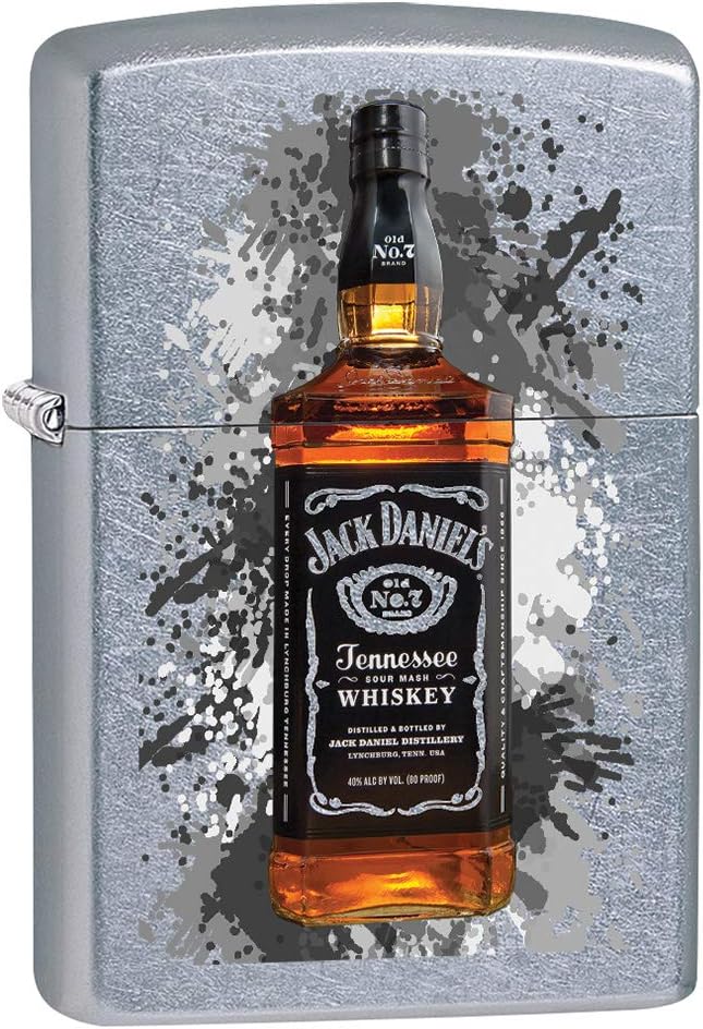 Feuerzeug Jack Daniels Street Chrome, Street Chrome