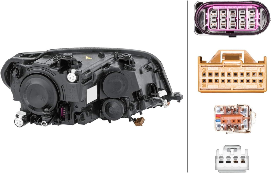 HELLA 1EL 012 286-211 Bi-Xenon/DE/LED-Hauptscheinwerfer - links - für u.a. VW Caddy IV Box (Saa, Sah