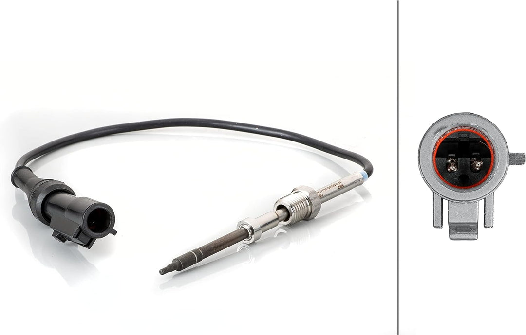HELLA 6PT 014 494-571 Sensor, Abgastemperatur - 2-polig - geschraubt - Kabel: 330mm