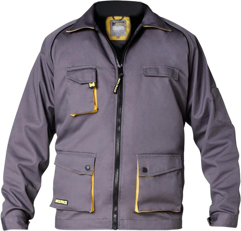 Chaqueta Gris/Amarillo Talla 56/58 XL