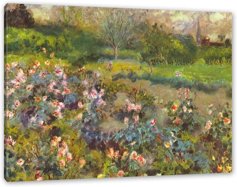 Pierre-Auguste Renoir - Rosenhain als Leinwandbild / Grösse: 120x80 cm / Wandbild / Kunstdruck / fer