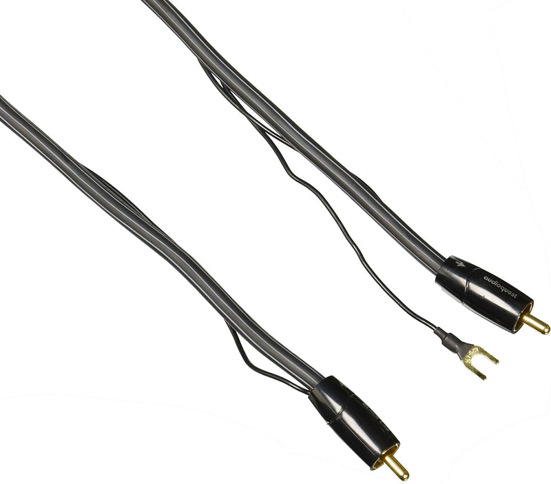 AudioQuest 5 m Black Lab RCA Audiokabel schwarz - Audiokabel (RCA, RCA, Kupfer, 5 m, Schwarz)