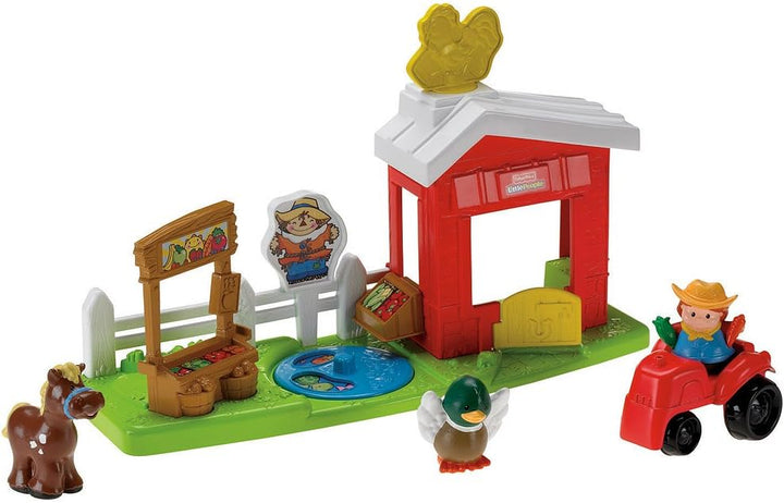 Mattel R6929-0 - Fisher-Price Little People Farm, mit viel Zubehör wie Tiere und Traktor