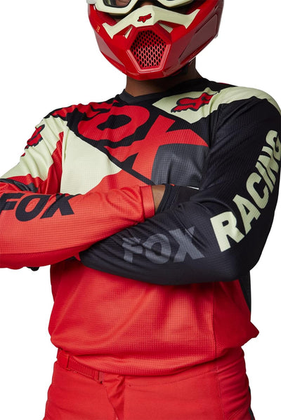 Fox Racing Herren 180 Xpozr Motocross Trikot Jersey (1er Pack) L Rot, L Rot