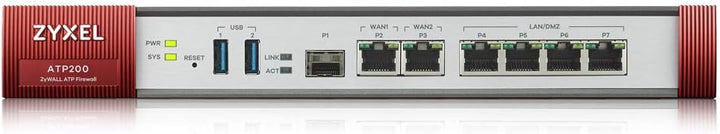 ZyXEL Advanced Bedrohungsschutz ZyWALL 2 Gbps, Firewall der neuen Generation [ATP200], 2 Gbps