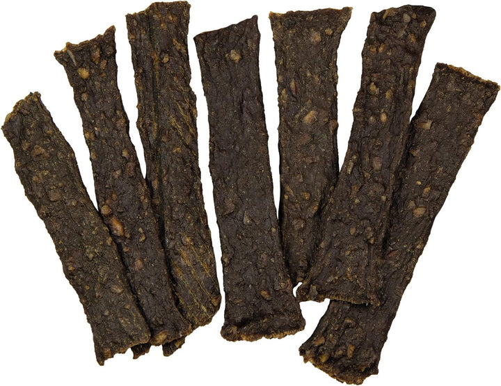 Schecker 12 x 100g PUR Kaustreifen Ziege - ohne irgendwelche Zusätze - schonend getrocknet - weich u