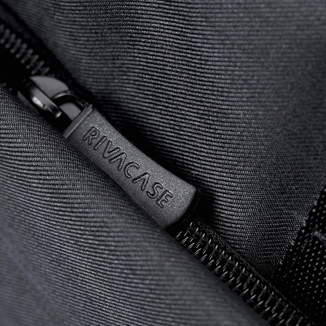 Rivacase Notebooktasche bis 15,6 Zoll – Modische Schultertasche mit Aussenfächern für notwendiges Zu