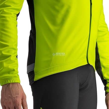 CASTELLI Herren Transition 2 Jacket Jacket S ELECTRIC LIME/DARK GRAY-BLACK, S ELECTRIC LIME/DARK GRA