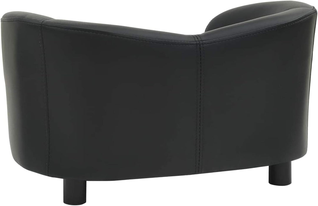 Tidyard Hundesofa Hundecouch Hundebett Haustiersofa Hundematte Hundesessel & -Sofas Sofa Schwarz 67x