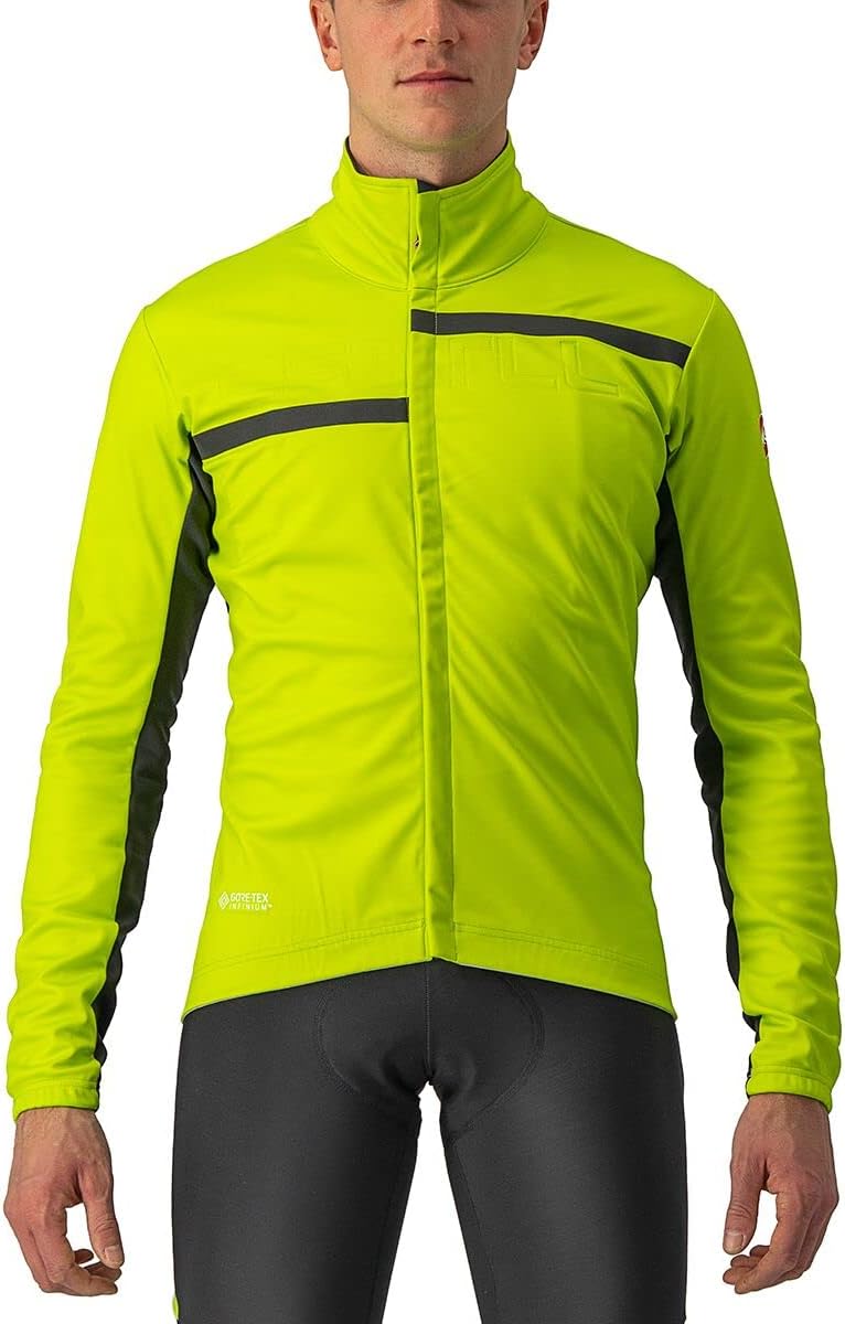 CASTELLI Herren Transition 2 Jacket Jacket S ELECTRIC LIME/DARK GRAY-BLACK, S ELECTRIC LIME/DARK GRA