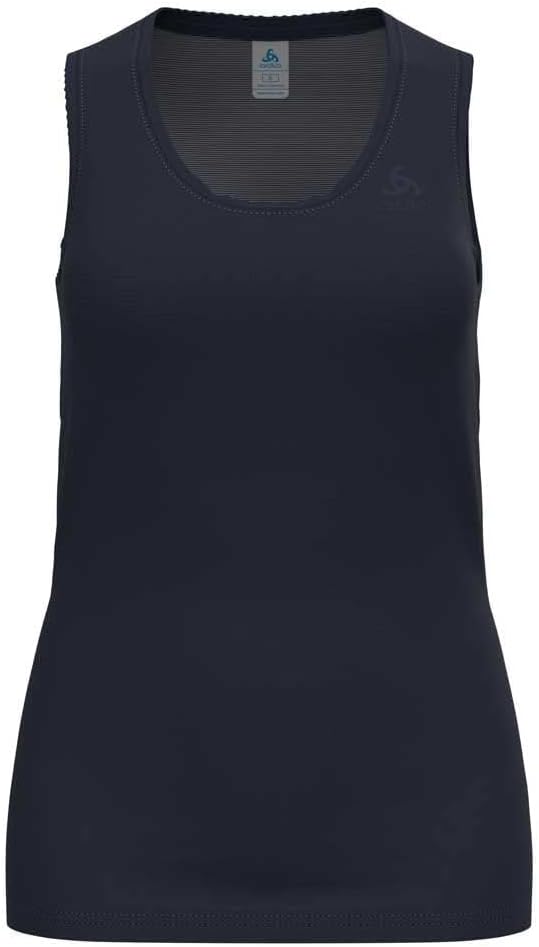 Odlo Damen Active F-Dry Light Eco_141291 Funktionsunterwäsche Tanktop (1er Pack) XS Dark Sapphire, X