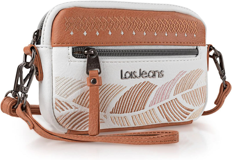 Lois - Handtasche Damen Umhängetasche - Handtasche Klein Umhängetasche für Frau mit Verstellbarer Ri