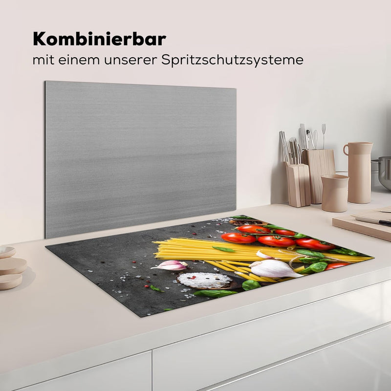 KitchenYeah© Herdabdeckplatte Einteilig Küche Kochfeld Abdeckung Ceranfeld Herdplattenabdeckung Aufr