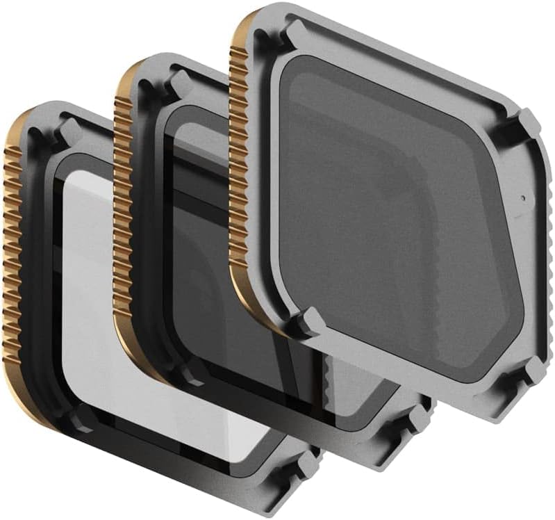 PolarPro - DJI Mavic 3 - Classic - Shutter - ND8 + ND16 + ND32 (3er-Pack) - Leichtgewicht - Gimbal-O