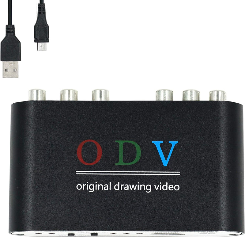 Mcbazel ODV-Composite RCA/S-Video/YPbPr zu HDMI-Konverter