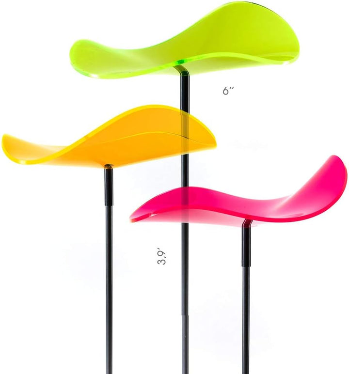 Cazador-del-sol ® - das Original | Lucy - Medio | 3 Stück | geschwungener Sonnenfänger kunterbunt |