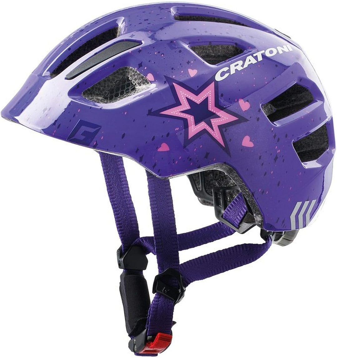 Cratoni Kinderhelm Maxster lila Glanz S/M, S/M