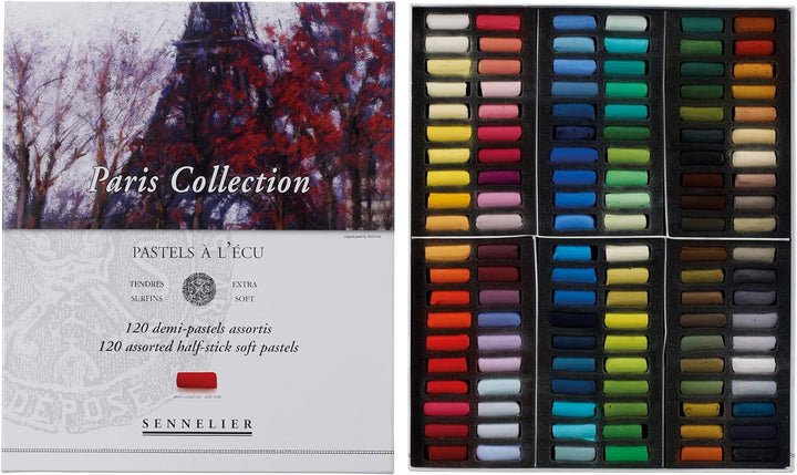 Sennelier Pastels Soft Half ST 120/PKG, mehrfarbig, 120 Stück (1 Stück) 120 stück (1er Pack) mehrfar