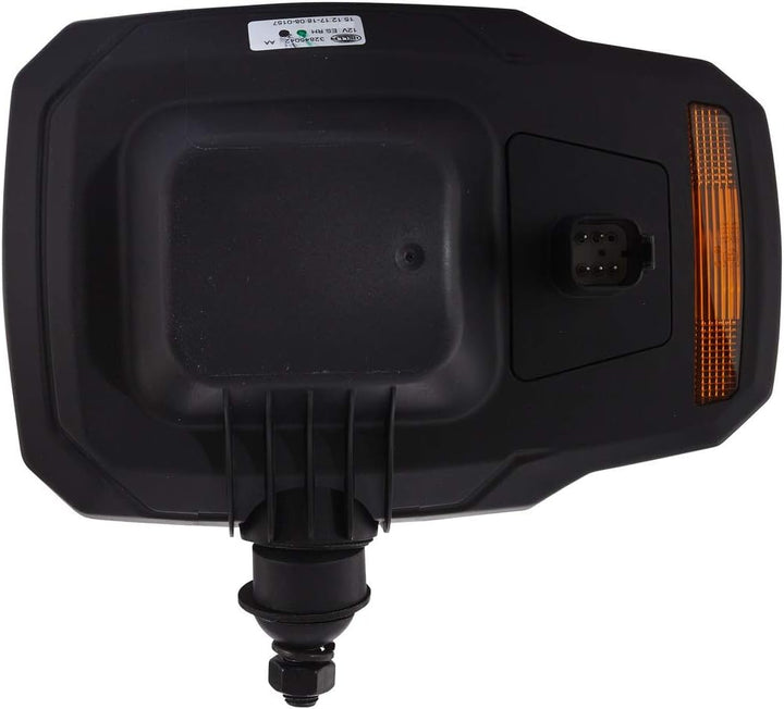HELLA - Halogen-Hauptscheinwerfer - 12V - Einbau - Lichtscheibenfarbe: gelb - Stecker: DEUTSCH Steck