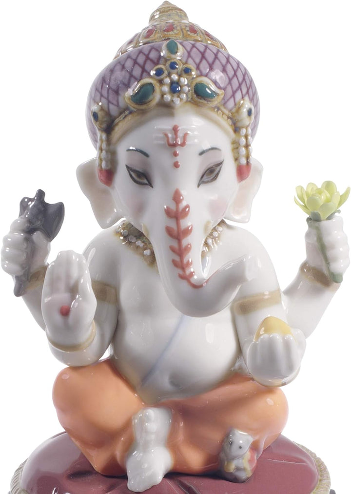 LLADRÓ Figur Bal Ganesha. Bal Ganesha. Porzellan.
