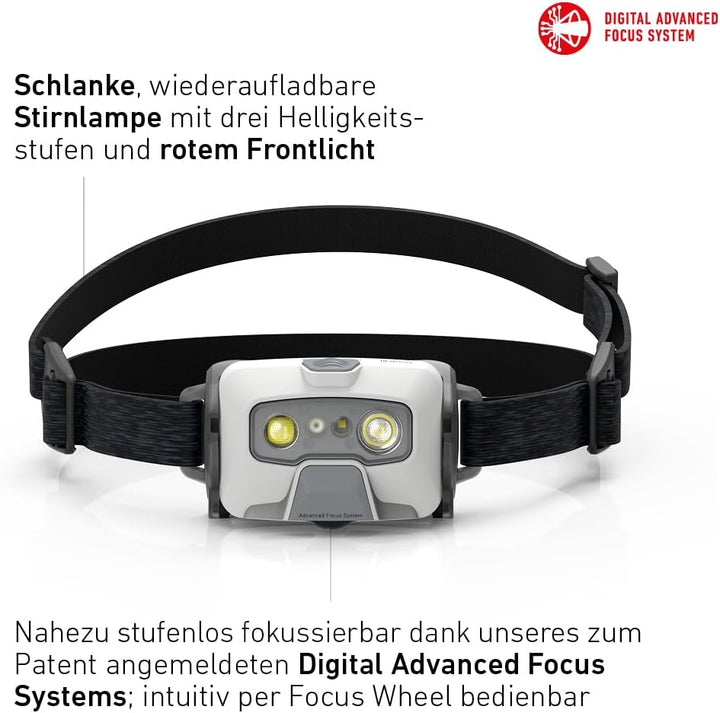 Ledlenser HF6R Core Stirnlampe Led wiederaufladbar | LED Kopflampe 800 Lumen | Adventure Headlights