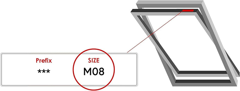 Bloc Jalousien für Velux Dachfenster, weisser Aluminiumrahmen, cremefarbene Verdunkelung, M08 M08 We