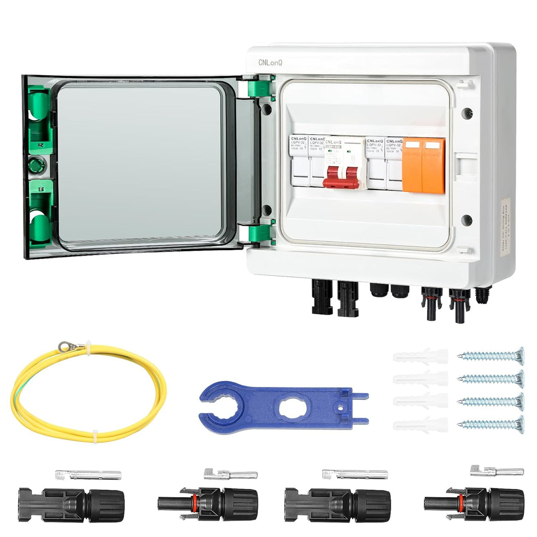 Jadeshay DC Trennschalter, Überspannungsschutz Solar PV DC Trennschalter Wasserdichter Solar Combine
