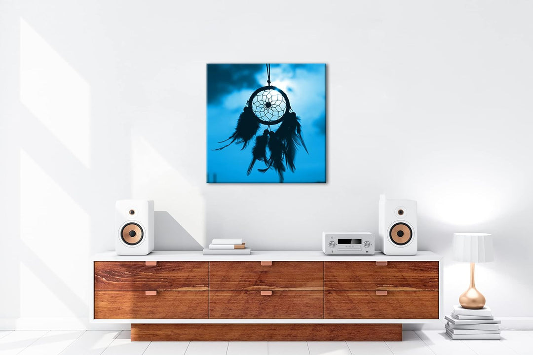 deyoli Traumfänger im Wind Format: 70x70 Effekt: Zeichnung als Leinwandbild, Motiv auf Echtholzrahme