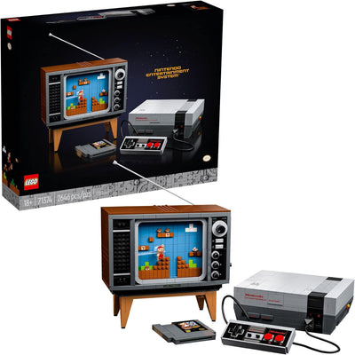 LEGO Super Mario Nintendo Entertainment System 71374 Gameplay Bauset, Modellbausätze für Erwachsene