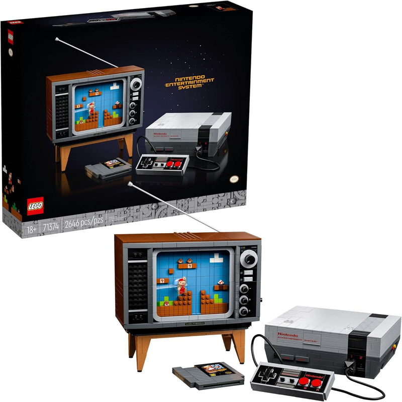 LEGO Super Mario Nintendo Entertainment System 71374 Gameplay Bauset, Modellbausätze für Erwachsene