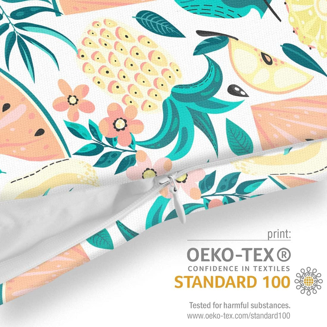 VOID Tropical Fruits Kissenbezug Kissenhülle Sofakissen Kissen Deko Outdoor-Kissen Dekokissen, Kisse