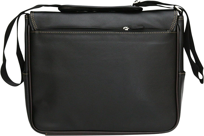 Aktentasche aus PU-Kunstleder - Messenger Bag für Laptops bis 15"