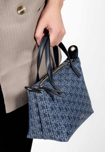 Tamaris Shopper Grace 31436 Damen Handtaschen Print Einheitsgrösse Blau, Einheitsgrösse Blau